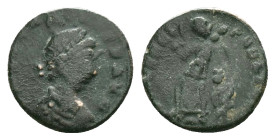Roman Imperial Coins, Ae Reference: Condition: Very Fine

Weight: 1.10 gr. Diameter: 12.2 mm