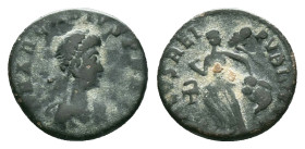 Roman Imperial Coins, Ae Reference: Condition: Very Fine

Weight:1.21 gr. Diameter: 11.7 mm