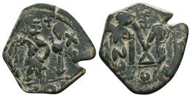 Byzantine Coins AE, 7th - 13th Centuries Reference: Condition: Very Fine

Weight: 6.37 gr. Diameter: 24.8 mm