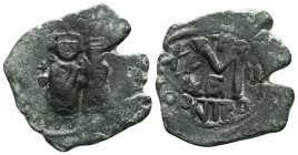 Byzantine Coins AE, 7th - 13th Centuries Reference: Condition: Very Fine

Weight: 11.2 gr. Diameter: 29.0 mm