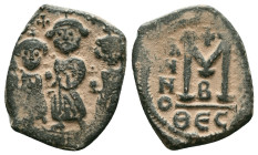 Byzantine Coins AE, 7th - 13th Centuries Reference : "Repatinated" Condition: Very Fine

Weight:5.70 gr. Diameter: 22.8 mm