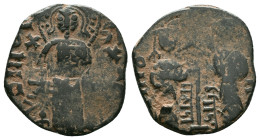 Byzantine Coins AE, 7th - 13th Centuries Reference: Condition: Very Fine

Weight:4.66 gr. Diameter: 23.4 mm