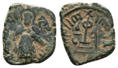 Byzantine & Arab Coins AE, 7th - 13th Centuries Reference: Condition: Very Fine

Weight:3.74 gr. Diameter: 16.4 mm