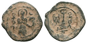 Crusaders & Medieval Coins AE. Reference : "Repatinated" Condition: Very Fine

Weight: 1.85 gr. Diameter: 20.6 mm