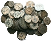 Lot of 50 Mixed Ancient Coins (SOLD AS SEEN,NO RETURN.)
Partially repatinated
Reference: Condition: Very Fine

Weight: gr. Diameter: mm