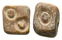 Ancient Dice Reference: Condition: Very Fine

Weight: 0.78 gr. Diameter: 8.3 mm