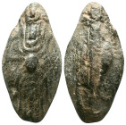 ANCIENT GREEK SLING BULLET.(4th–3rd centuries BC).Pb. Reference: Condition: Very Fine

Weight: 44.7 gr. Diameter: 43.3 mm
