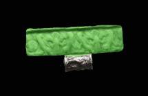 Ancient Silver Cylinder Seal AR Reference: Condition: Very Fine

Weight: 4,0 gr. Diameter: 17,0 mm