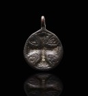 Bronze Byzantine/Crusaders Pendant Reference: Condition: Very Fine

Weight: gr. Diameter: 28,0 mm