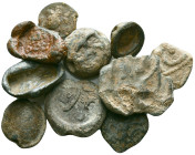 Lot of 10 Byzantine Lead Seals (SOLD AS SEEN,NO RETURN.)
Reference: Condition: Very Fine

Weight: gr. Diameter: mm