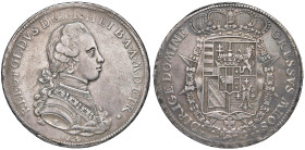 FIRENZE Pietro Leopoldo di Lorena (1765-1790) Francescone 1777 - MIR 380/1 AG (g 27,22) RR