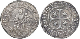 GENOVA Dogi biennali III fase (1637-1797) Scudo stretto 1679 - MIR 294/38 AG (g 37,45) R