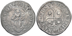 GENOVA Dogi biennali III fase (1637-1797) Scudo stretto 1692 - MIR 294/55 AG (g 37,44) R