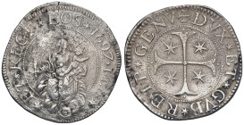 GENOVA Dogi biennali III fase (1637-1797) Scudo stretto 1697 - MIR 294/60 AG (g 37,44) R