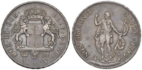 GENOVA Dogi biennali III fase (1637-1797) 8 Lire 1795 - MIR 309/3 AG (g 33,16)