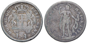 GENOVA Dogi biennali III fase (1637-1797) Lira 1794 - KM 211a AG (g 3,98)