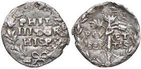 NAPOLI Filippo III d'Asburgo (1598-1621) 3 Cinquine  - Magliocca 27 AG (g 2,00) R