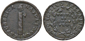 NAPOLI Repubblica napoletana (1799) 4 Tornesi - Nomisma 630 CU (g 12,06) NC