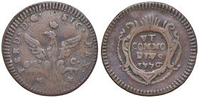 PALERMO Ferdinando III di Borbone (1759-1816) Grano 1776 - MIR 365/2 CU (g 4,10)