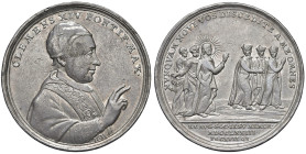 Clemente XIV (1769-1774) Medaglia 1773 Soppressione della Compagnia di Gesù - AG (g 21,73 - Ø 45 mm) Colpo al bordo.