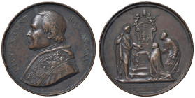 Pio IX (1846-1878) Medaglia An. XXVI - Opus: Bianchi AE (g 33,70 - Ø 44 mm) Diversi colpi al bordo.