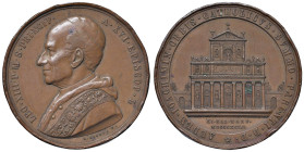 Leone XIII (1878-1903) Medaglia 1893 An. XVI Chiesa di San Gioacchino in prati - Opus: L. Giorgi AE (g 27,81 - Ø 41 mm) Diversi colpi al bordo.