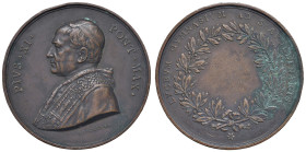 Pio XI (1922-1939) Medaglia senza data - Opus: Mistruzzi AE (g 32,64 - Ø 44 mm) Colpo al bordo. Ossidazioni verdi.