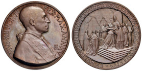 Pio XII (1939-1958) Medaglia 1954 An. XV Creazione cardinali - Opus: Mistruzzi AE (g 34,54 - Ø 44 mm)