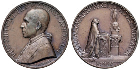 Pio XII (1939-1958) Medaglia 1954 An. XVI - Opus: Mistruzzi AE (g 34,54 - Ø 44 mm)