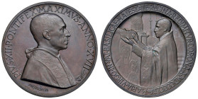 Pio XII (1939-1958) Medaglia An. XVII - Opus: Mistruzzi AE (g 35,11 - Ø 44 mm)