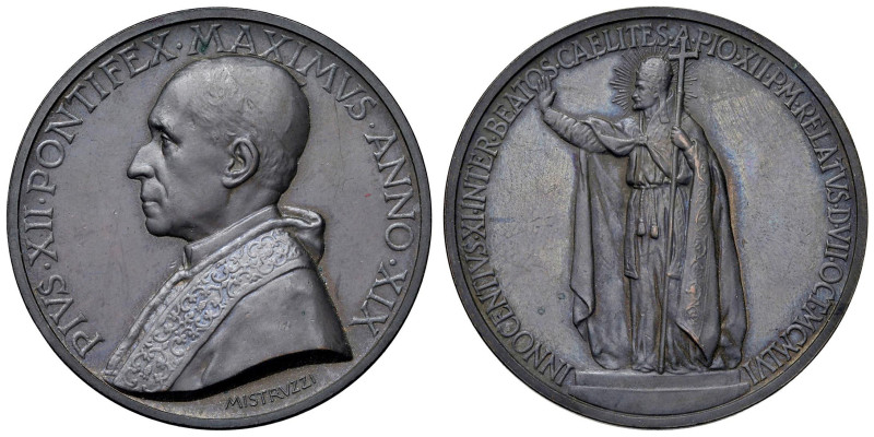 Pio XII (1939-1958) Medaglia 1956 An. XIX Beatificazione Innocenzo XI- Opus: Mis...