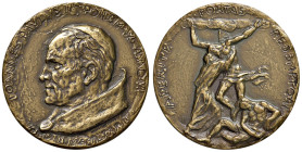 Giovanni Paolo II (1978-2005) Medaglia 1983 An. VI - Opus: Marcellus Tommasi AE (g 38,14 - Ø 44 mm) Seriale n° 537/900, scritta punzonata al bordo "E ...