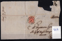 ANTICHI STATI - LOMBARDO VENETO - 1850-1862 15 Cent. su frammento di lettera da Castelfranco e 2 lettere affrancate con 5 soldi (Sass. 33)