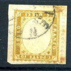 AREA ITALIANA - ITALIA REGNO - 1862 Effigie in rilievo - 10 Cent. (1) - Cat. 650 - Firmato Ciavarello