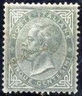 AREA ITALIANA - ITALIA REGNO - 1863 Effigie di Vitt. Emanuele II - 5 Cent. (T16) - Senza gomma - Firmato Chiavarello