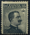 AREA ITALIANA - ITALIA REGNO - 1909 Vittorio Emanuele III (86) - Cat. 380 €