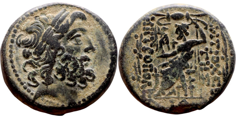 SYRIA. Antioch. Civic issue (100-1 BC). AE bronze. Obv: laureate head of Zeus, r...