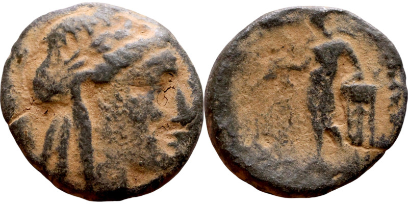 Seleukos II Kalinikos (Seleukid King: 246 - 226 BC) AE bronze. Obv Obv.: : Diade...
