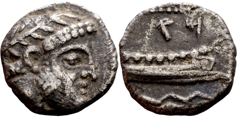 Phoenicia, Arados. Uncertain king. Circa 380-351/0 BC. AR Obol - 1/12 Shekel

...