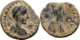 MESOPOTAMIA. Edessa. Gordian III ( 239-242 AD). AE bronze. Obv.: ΑΥΤΟΚ Κ Μ ΑΝΤ ΓΟΡΔΙΑΝΟϹ ϹΕΒ; radiate, draped and cuirassed bust of Gordian III, right...