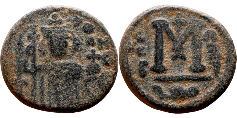 al-Malik ibn Marwan (687-705), Constans II style folis Obverse: Imperial figure ...