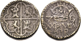 Felipe IV. Ponderal de 8 escudos u 8 reales. (Mateu y Llopis 37). 26,72 g. MBC-.