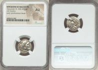 MACEDONIAN KINGDOM. Alexander III the Great (336-323 BC). AR drachm (17mm, 4h). NGC AU. Posthumous issue of Lampsacus, ca. 310-301 BC. Head of Heracle...