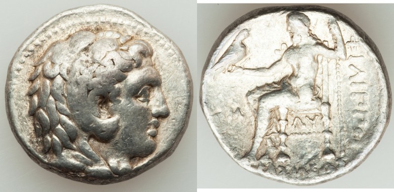 MACEDONIAN KINGDOM. Philip III Arrhidaeus (323-317 BC). AR tetradrachm (26mm, 17...