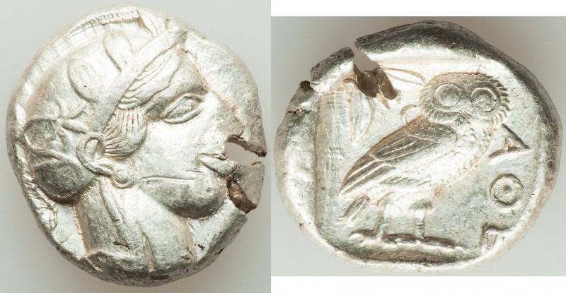 ATTICA. Athens. Ca. 440-404 BC. AR tetradrachm (26mm, 16.96 gm, 9h). About XF, t...