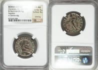 ANCIENT LOTS. Roman Imperial. Ca. AD 284-306. Lot of two (2) AE folles or BI nummi. NGC VF-Choice AU, Silvering. Includes: Diocletian, AE follis or BI...