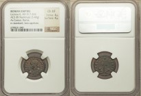 ANCIENT LOTS. Roman Imperial. Ca. AD 317-340. Lot of two (2) BI nummi or AE3/4. NGC Choice XF. Includes: Licinius II, AE3 or BI nummus, standard and c...