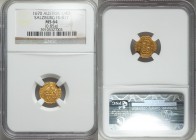 Salzburg. Maximilian Gandolph gold 1/4 Ducat 1670 MS64 NGC, KM191, Pr-1641, Fr-817. 

HID09801242017