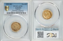 Republic gold Escudo 1832-RU AU50 PCGS, Popayan mint, KM81.2.

HID09801242017