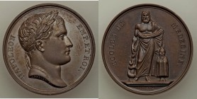 Napoleon I bronze "Ecole de Medecine" Medal ND (1805) UNC, Bram-467, Julius-1491. 41mm. 38.82gm. By B. Andrieu and J.M. Jouannin. For the establishmen...